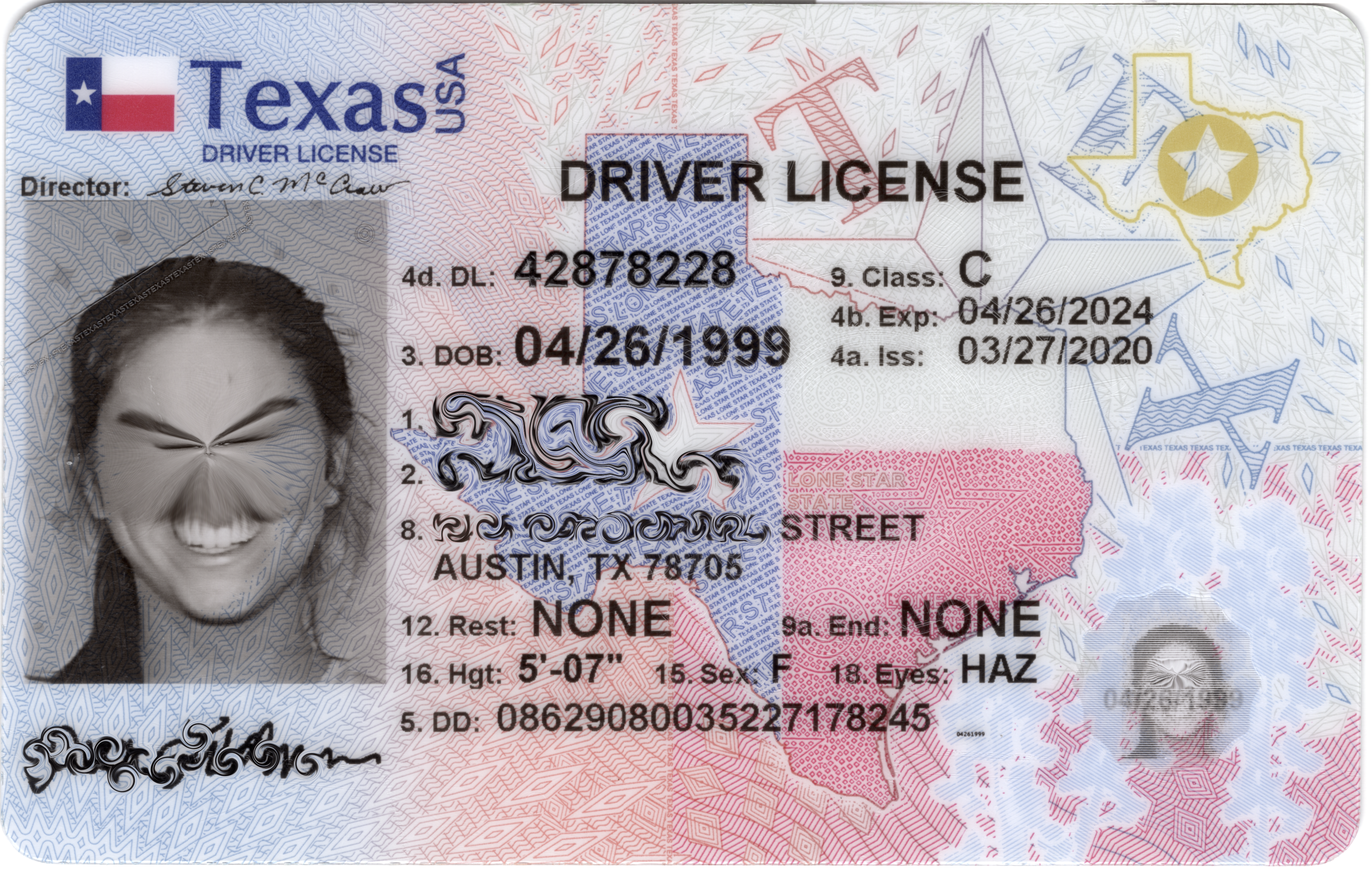 Front of TX ID